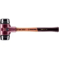 HALDER Kunststofhamer | lengte 405 mm hoofd-d. 60 mm | middelhard hout | rubber zwart | 1 stuk - 3002.060 3002.060
