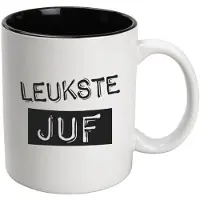 Paper Dreams Mok - Juf 400ml Wit wit Keramiek Beker