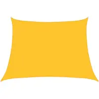 Syfax Zonnezeil 160 g/m² trapezium 4/5x3 m HDPE geel
