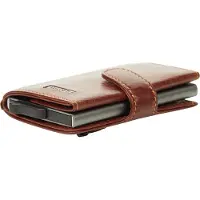 Visconti Leren Pasjeshouder - Kaarthouder voor mannen en vrouwen - Portemonnee RFID - Oil Tan (ALP97 Oil Tan)