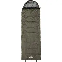 Pentagon Major 370 g/m² Slaapzak – 3-Seizoen-Rectangulair – 190×75cm – Kaki groen