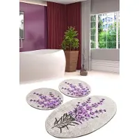 Asir - Badmatset (3 stuks) - Multicolor – 50 x 60 cm