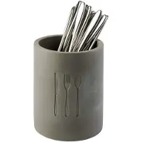 Aps Besteklade -ELEMENT- Ø 11 cm, H: 14 cm, Bestekbakken, Grijs