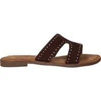 Lazamani Huisschoenen 'Lina' donkerbruin