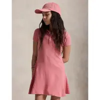 Ralph Lauren Licht uitlopend polojurk van katoenmix