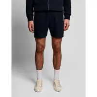 Lyle & Scott Korte broek Men Pique Track Short Dark Navy-XXL