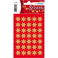 Herma Stickers ster 6-puntig, goud Ø 16 mm - 10 stuks