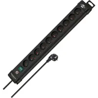 Brennenstuhl Premium-Line stekkerdoos met 10 stopcontacten zwart (3 meter)