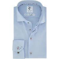 R2 Amsterdam Modern Fit Overhemd ML6 (vanaf 68 CM) lichtblauw