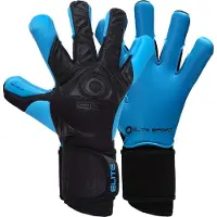 Elite Sport Neo Aqua Keepershandschoenen - Zwart / Aqua | Maat: 10