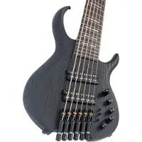 Sire Marcus Miller M6H 6-String Sandblasted Black 6-snarige headless elektrische basgitaar met gigbag