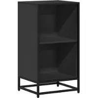 vidaXL Boekenkast 40x35x76 cm bewerkt hout zwart