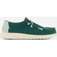 HeyDude Instapper Men Wally Braided Deep Green / Harbor Grey-Schoenmaat 42