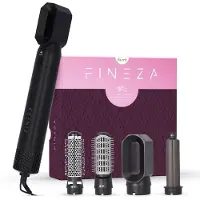 Fineza Multifunctionele Krultang - 5 in 1 - Föhnborstel - Krulborstel - Kort & Lang Haar - 800W - Zwart