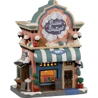 Lemax Bubble Boutique battery operated Led Kerst