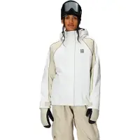 686 - Dames ski jassen - W Hologram Shell Jacket White Colorblock voor Dames - Maat XS - Wit