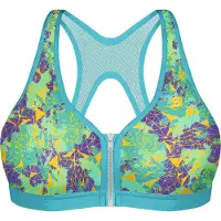 Shock Absorber Active Front Zip Sportbeha Dames - Retro Print - Maat 70D