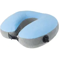 Cocoon - U-Shaped Neck Pillow - Kussen 33 x 27 x 12 cm, blauw/grijs