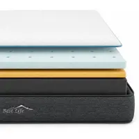Best Life Matras 180x200 Tweepersoons - Traagschuim & Koudschuim Matras - Aanpasbaar - Tencel - 18 CM - 3 Lagen