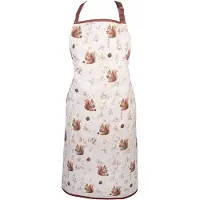 Clayre & Eef Keukenschort 70x85 cm Beige Katoen