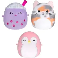 Jazwares MICROMALLOWS - 3 Pack Plush Squishmallows (Piper, Niamh, Tahoe) 6cm