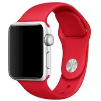 Mercury Goospery Silicon Apple Watch band 42/44/45 mm rood/rood