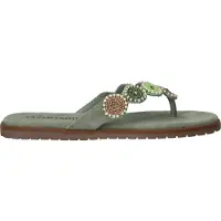 Lazamani Mey Toe Rounds Slippers Groen | Maat: 37