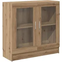 vidaXL Boekenkast 82,5x30,5x80 cm bewerkt hout artisanaal eikenkleurig