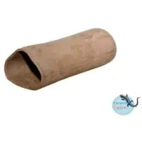 CeramicNature Leghol Driehoek - Aquarium - Ornament - 16.5x6x4.5 cm Bruin L