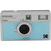 Kodak Herbruikbare Filmcamera Ektar H35 N Blauw en Zilver + Kodak Ultramax 24 Belichtingsfilm