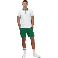 Vieux Jeu Tennisbroek Men Theo Short Green-S