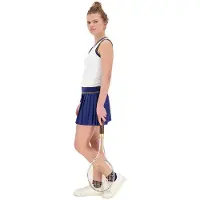 Vieux Jeu Tennisrok Women Chantal Skirt Heart Blue-XL