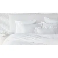 Beddinghouse Dekbedovertrek Blanca White Satijn-140 x 200 / 220 cm | 1-Persoons