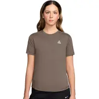 Nike - Women's ACG Trail Dri-Fit S/S Top - Hardloopshirt L, bruin