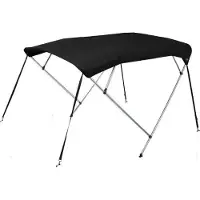 OceanSouth 4-Boogs zwarte Biminitop Breedte 190 - 210 cm