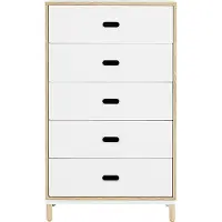 Normann Copenhagen Kabino lade kast met 5 lades wit