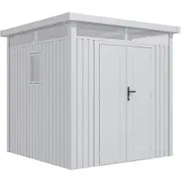 G21 Tuinhuis Atlanta 529 - 230 x 230 cm, metaal, zilverkleurig