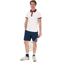 Vieux Jeu Tennisbroek Men Theo Short Navy-S