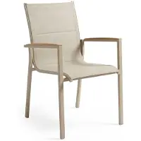 Tierra Outdoor Eettafelstoel Foxx Beige / Naturel
