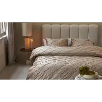 Rivièra Maison Dekbedovertrek Diamond Zand 140x200/220