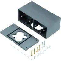Hager GBZ47011 HAG VLOERZUIL OPBOUW V.4XE