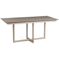 Tierra Outdoor Rivera dining tafel trespa ophira champagne 150 x 90 cm