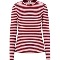 Pieces Shirt 'PCLaya' rosa / robijnrood