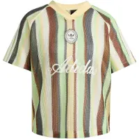 Adidas Shirt 'Summer Glow' brokaat / lichtgeel / grafiet / lichtgroen