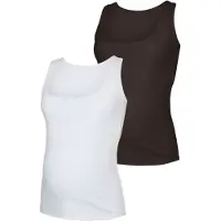 Vero moda Maternity Top 'Million' bruin / wit