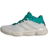 Adidas Sportschoen 'Court Stabil' lichtgrijs / smaragd