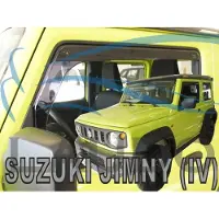 HEKO Jimny Suzuki zijwindschermen donker tbv set windschermen a 2 stuks tbv model VANAF 2018- raamspoilers fenders visors Team