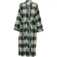 Cyberjammies Ochtendjas 'Fern' crème / groen / donkergroen / offwhite