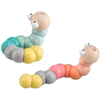 Bigjigs houten wormpje - pastel