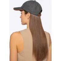 WITTCHEN - Unisex Grijs-Bruine Katoenmuts - Contrasterende Rand - Verstelbare Band
